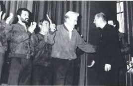 Macerata, Concerto della S.A.T., Silvio Pedrotti e Don Fernando Morresi, 1987